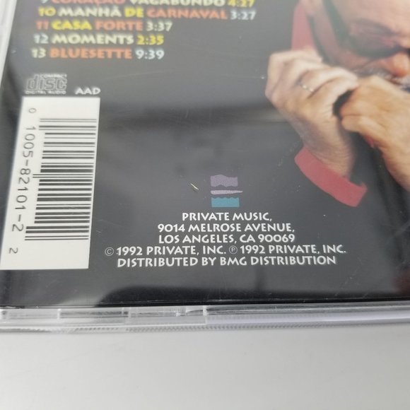 Toots Thielemans Music CD The Brasil Project 1992 Belgium Jazz Harmonica Whistle - Picture 3 of 8